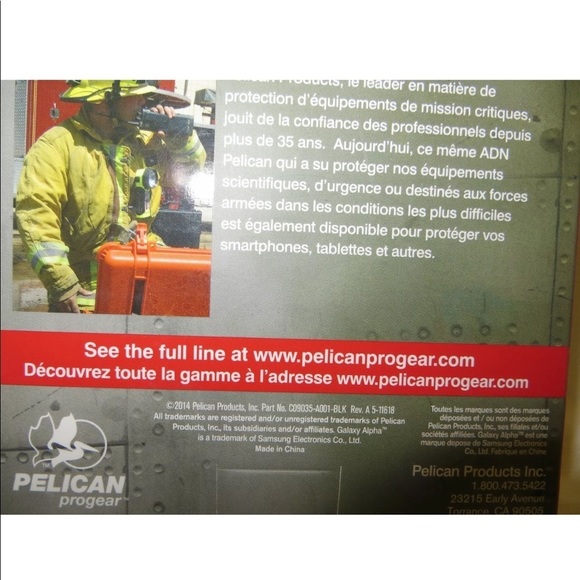 Pelican Progear VOYAGER Black Samsung Alpha Oracle - Picture 4 of 12